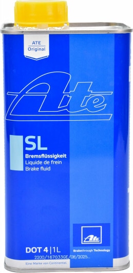 Гальмівна рідина ATE DOT 4 1 л (3990158322)